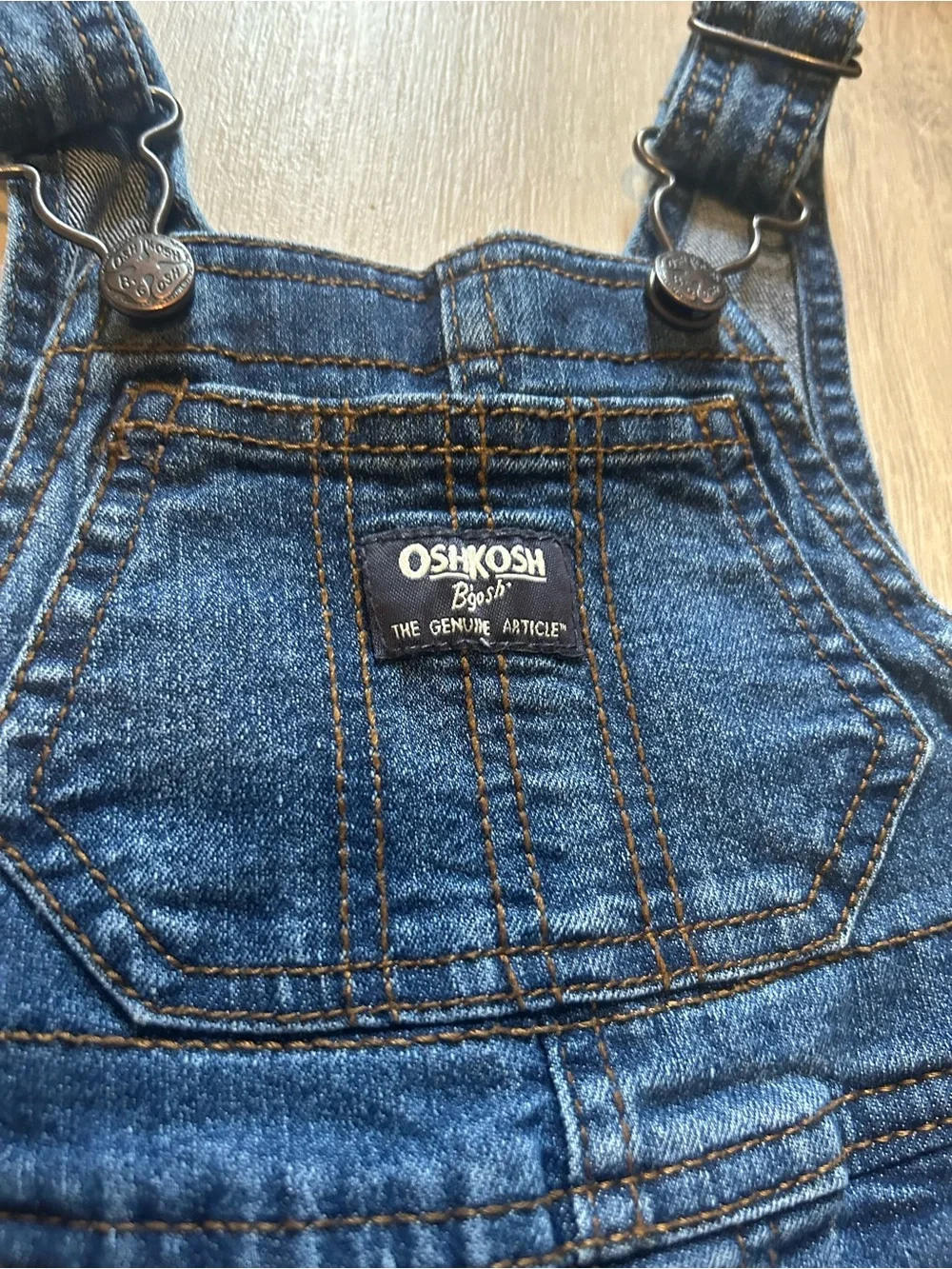 OshKosh B'gosh Baby Denim Overalls - Dark Blue